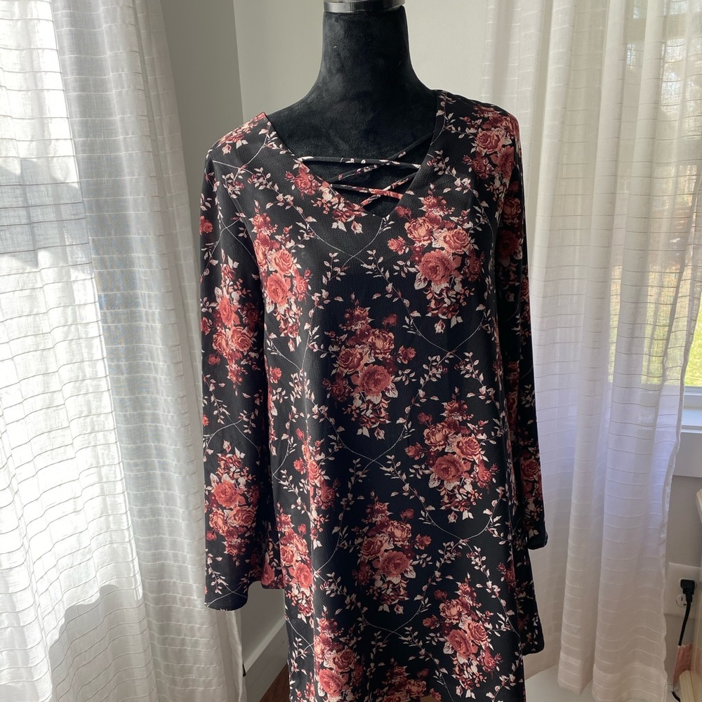 Beautiful boho style long sleeve dress